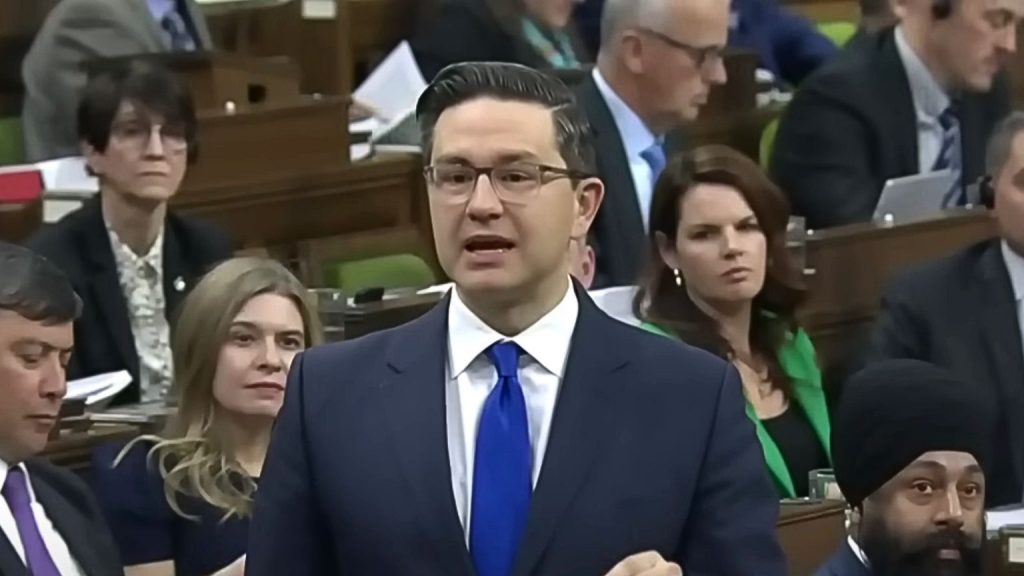 Pierre Poilievre blasts “creeping authoritarianism” of Canada’s censorship bill
