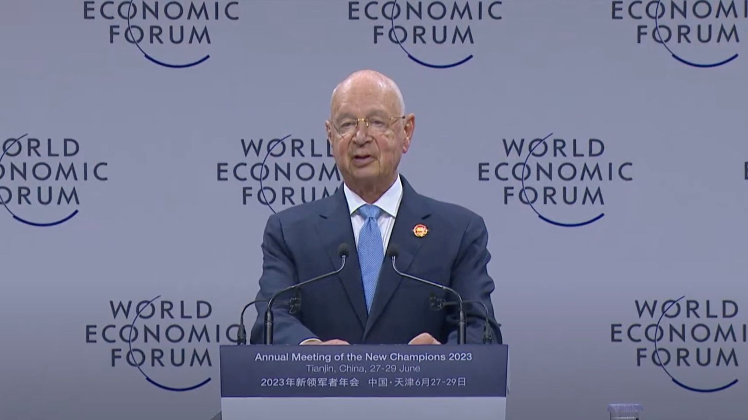 Klaus Schwab Praises CCP For Its Covid “Control Measures”