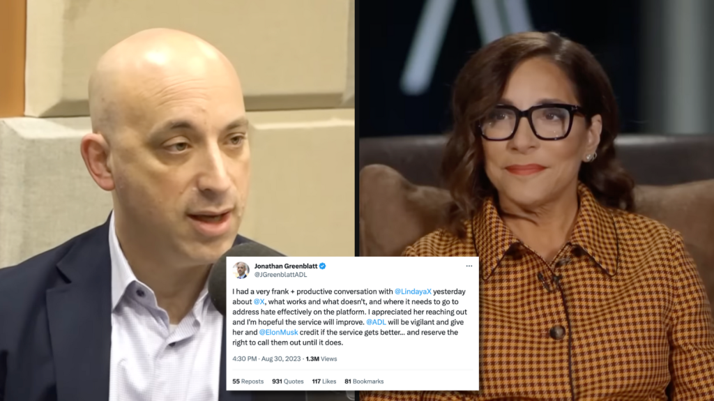 X CEO Linda Yaccarino Consults With Pro-Censorship ADL on How to “Address Hate on the Platform”