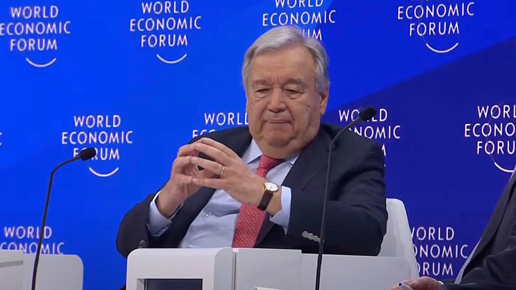 UN Chief António Guterres Advocates for “Sustainable Development Goals” (Including Digital ID) and Enhanced Data Sharing at WEF 2024