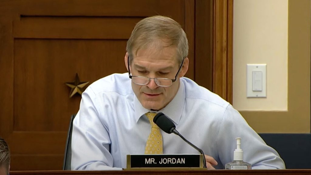 Jim Jordan Demands Big Tech CEOs and Feds Hand Over Censorship Collusion Documents