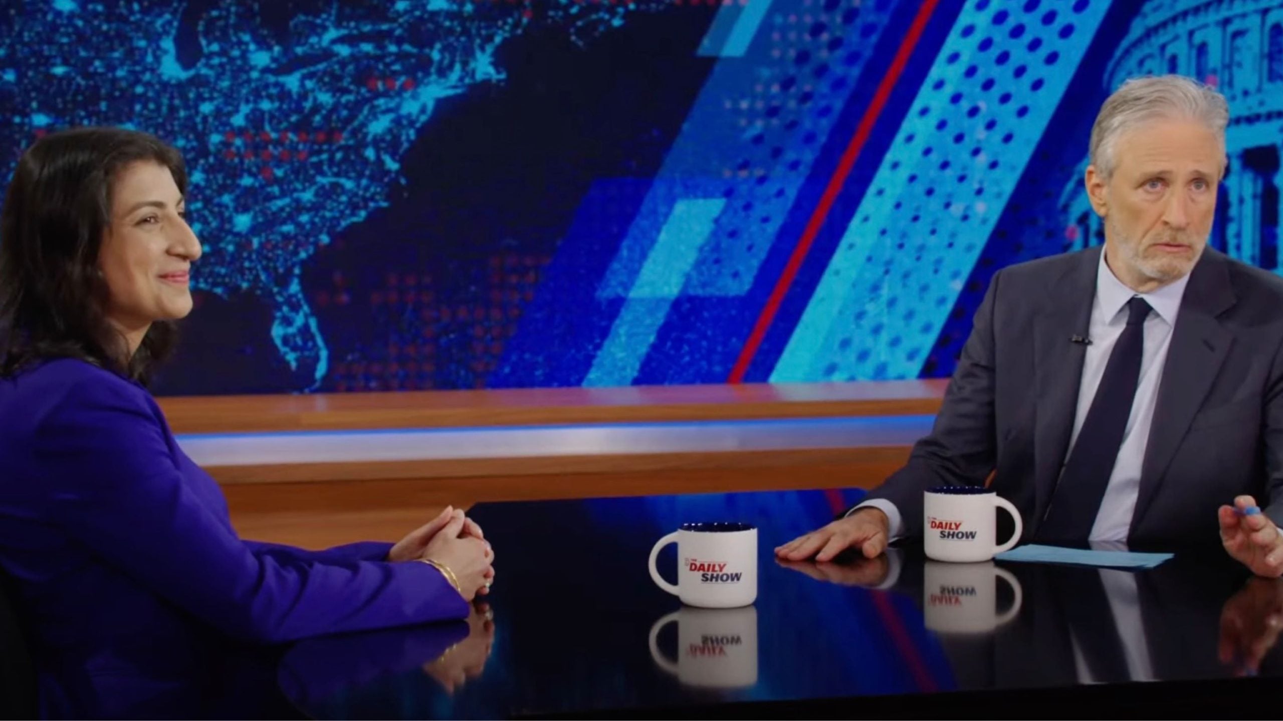 Jon Stewart Says Apple Asked Him Not To Interview FTC Chair Lina Khan
