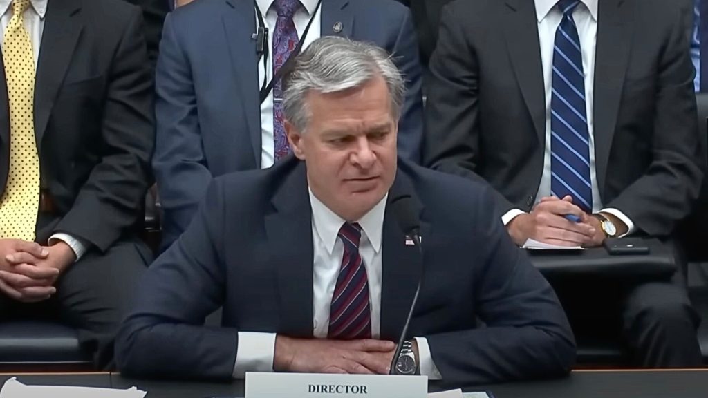 FBI Director Wray Uses Trump Assassination Attempt To Criticize Private Messaging