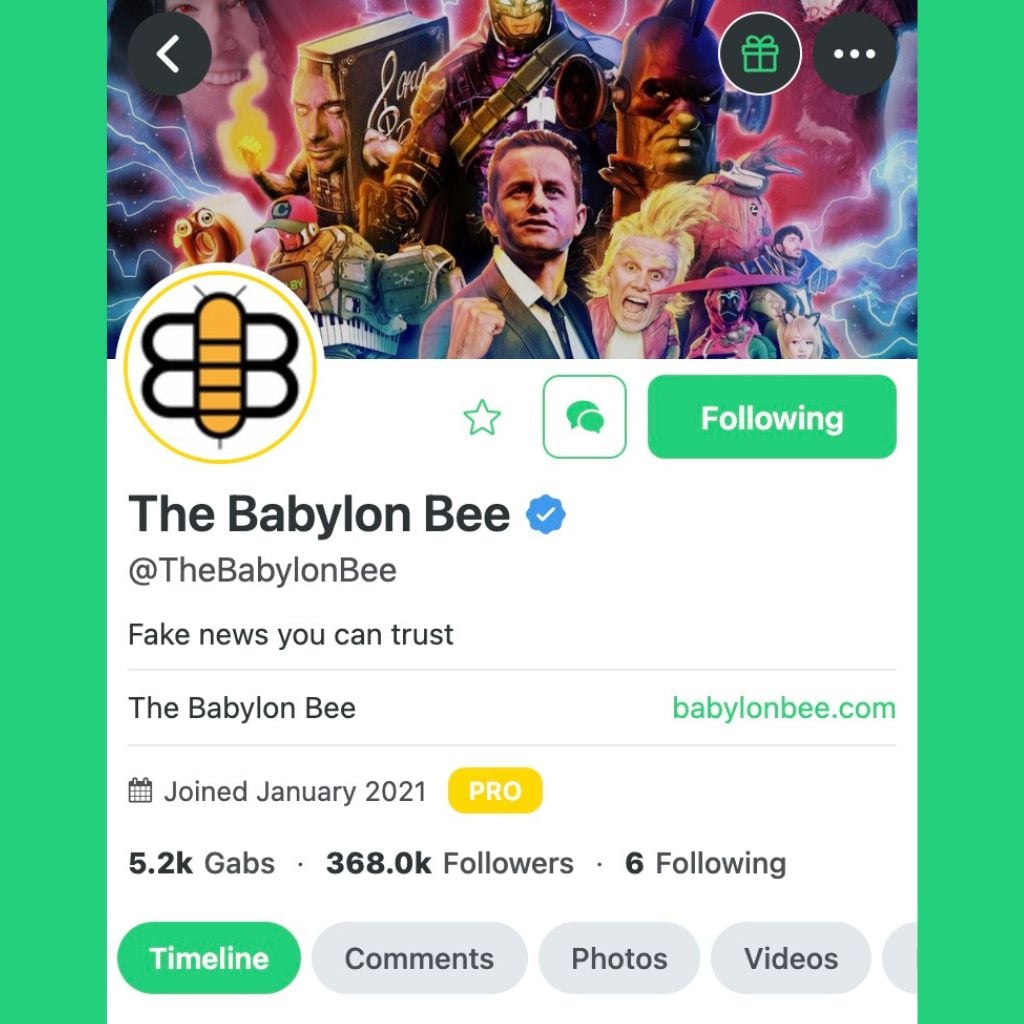 Gab Screenshot 1