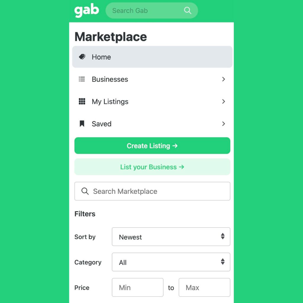 Gab Screenshot 3