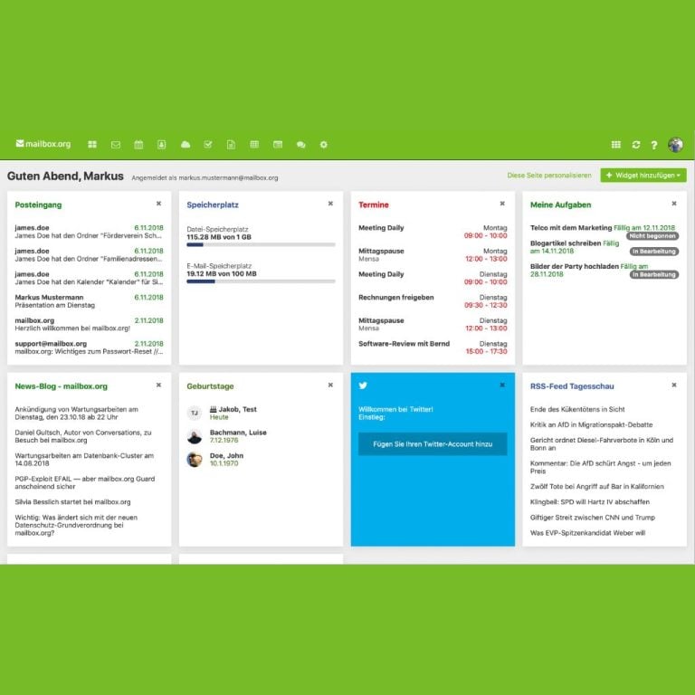 Mailbox.org Screenshot 1
