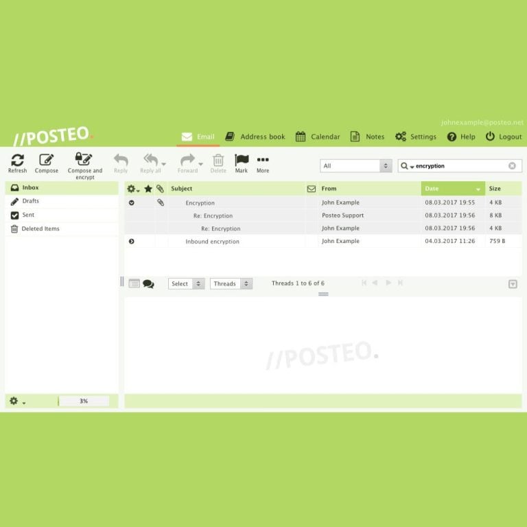 Posteo Screenshot 1