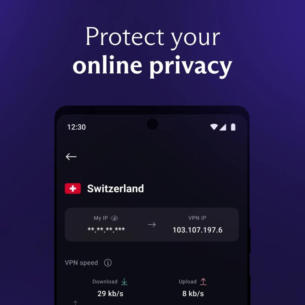 Proton VPN Screenshot 2