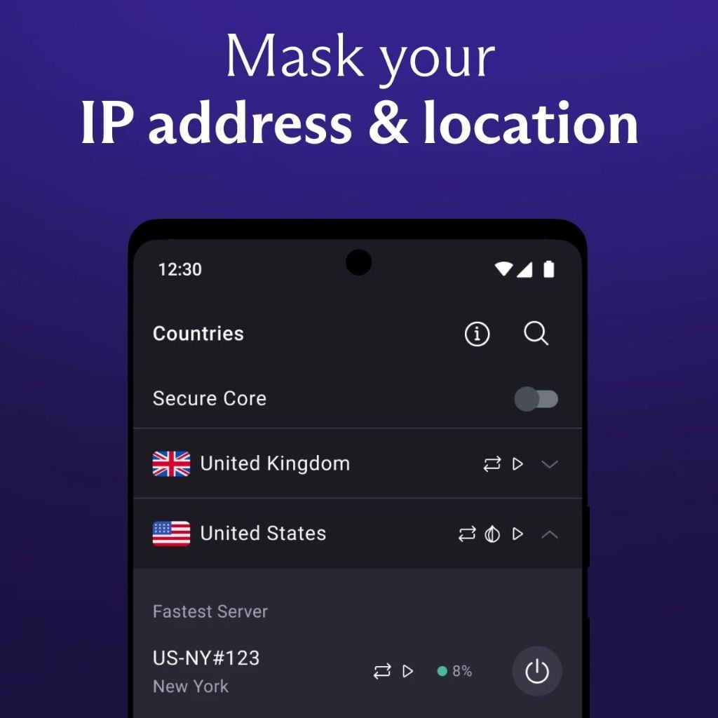 Proton VPN Screenshot 3