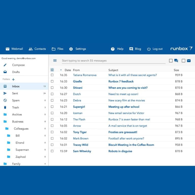 Runbox Screenshot 2