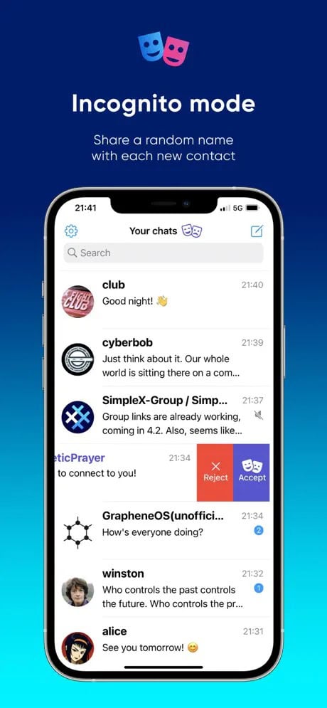 SimpleX Screenshot 3