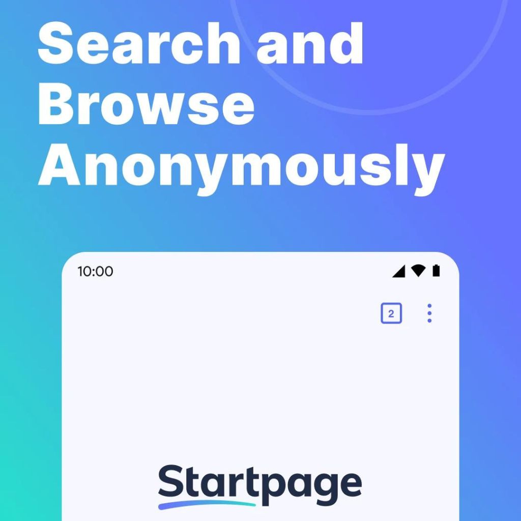 Startpage Screenshot 1