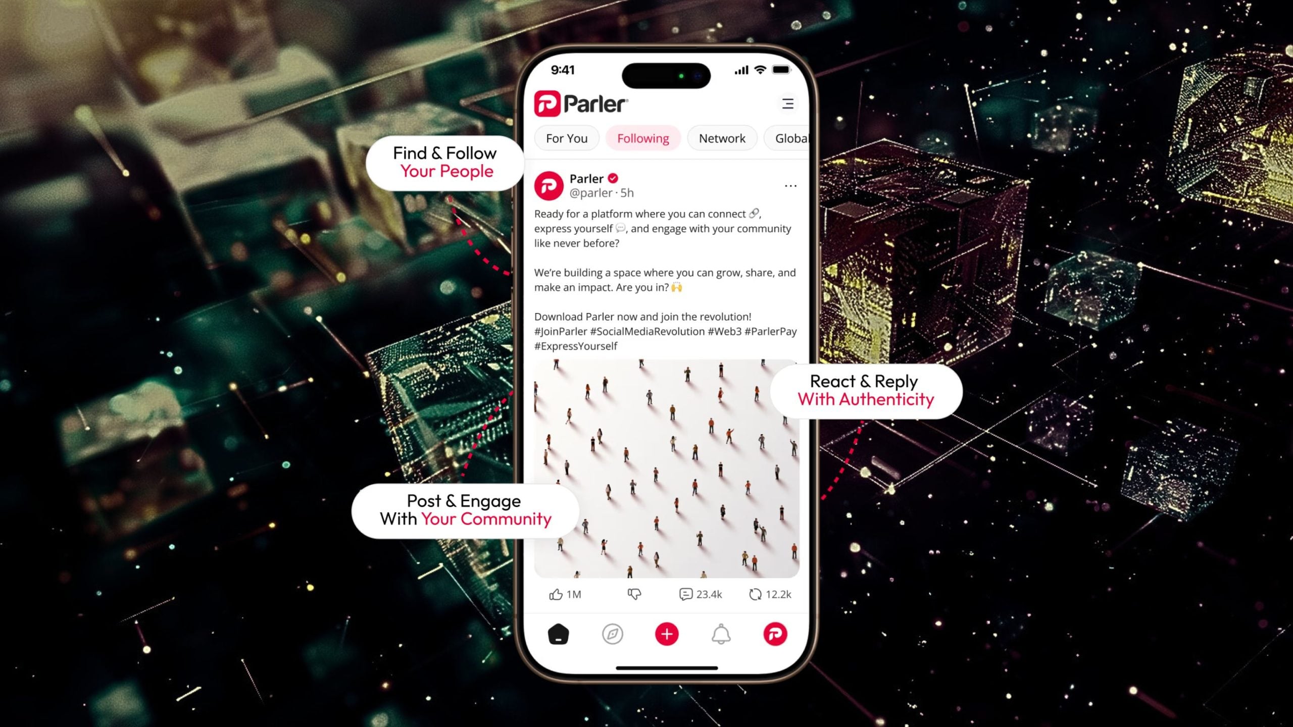Parler Relaunches as Decentralized, Crypto-Integrated Social Platform
