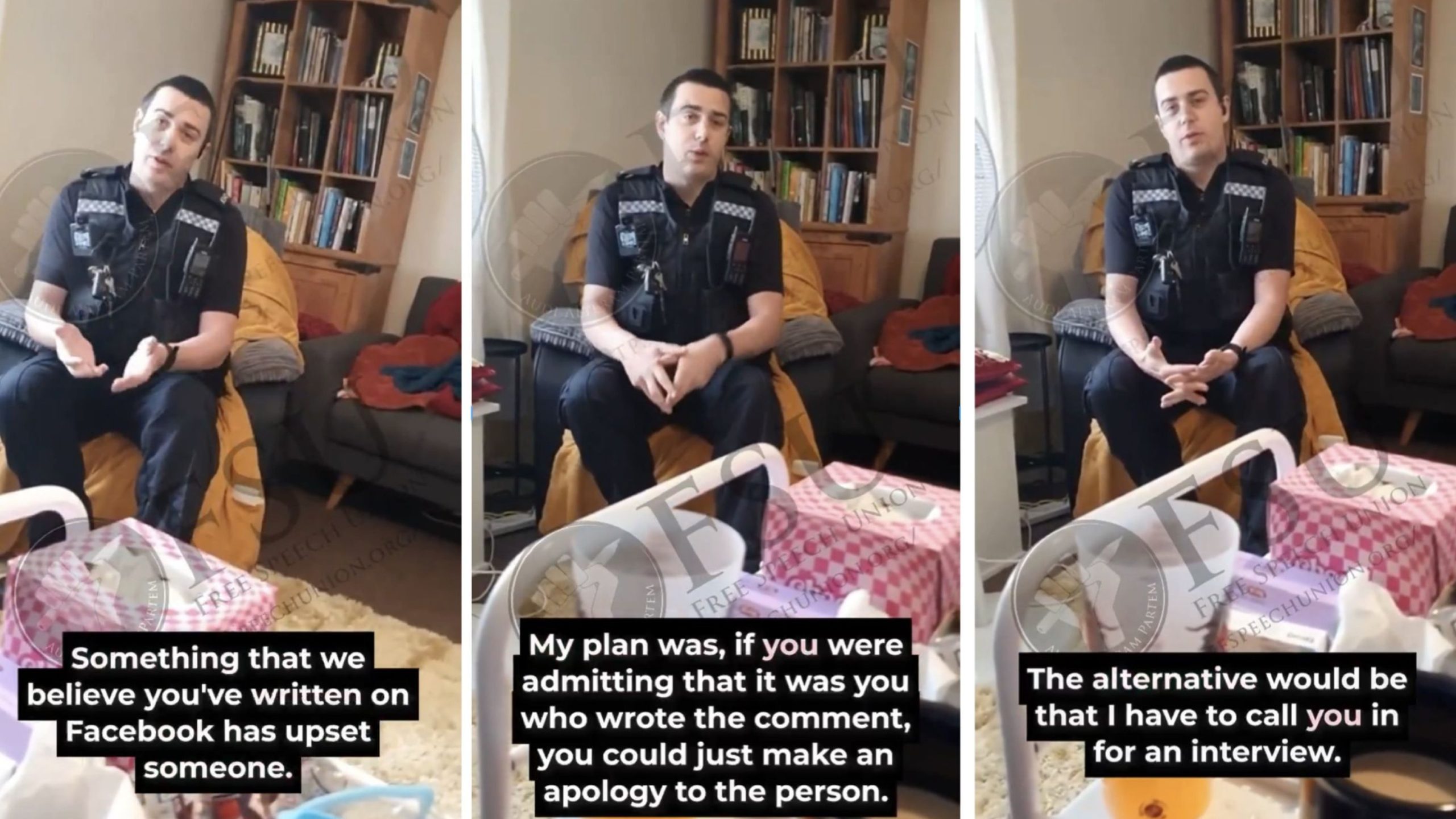 UK Police Show Up at Cancer Patient’s Door Demanding an Apology For Social Media Post